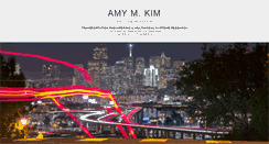 Desktop Screenshot of amymkim.com